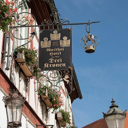 Hotel Zu Den Drei Kronen Seligenstadt Dış mekan fotoğraf