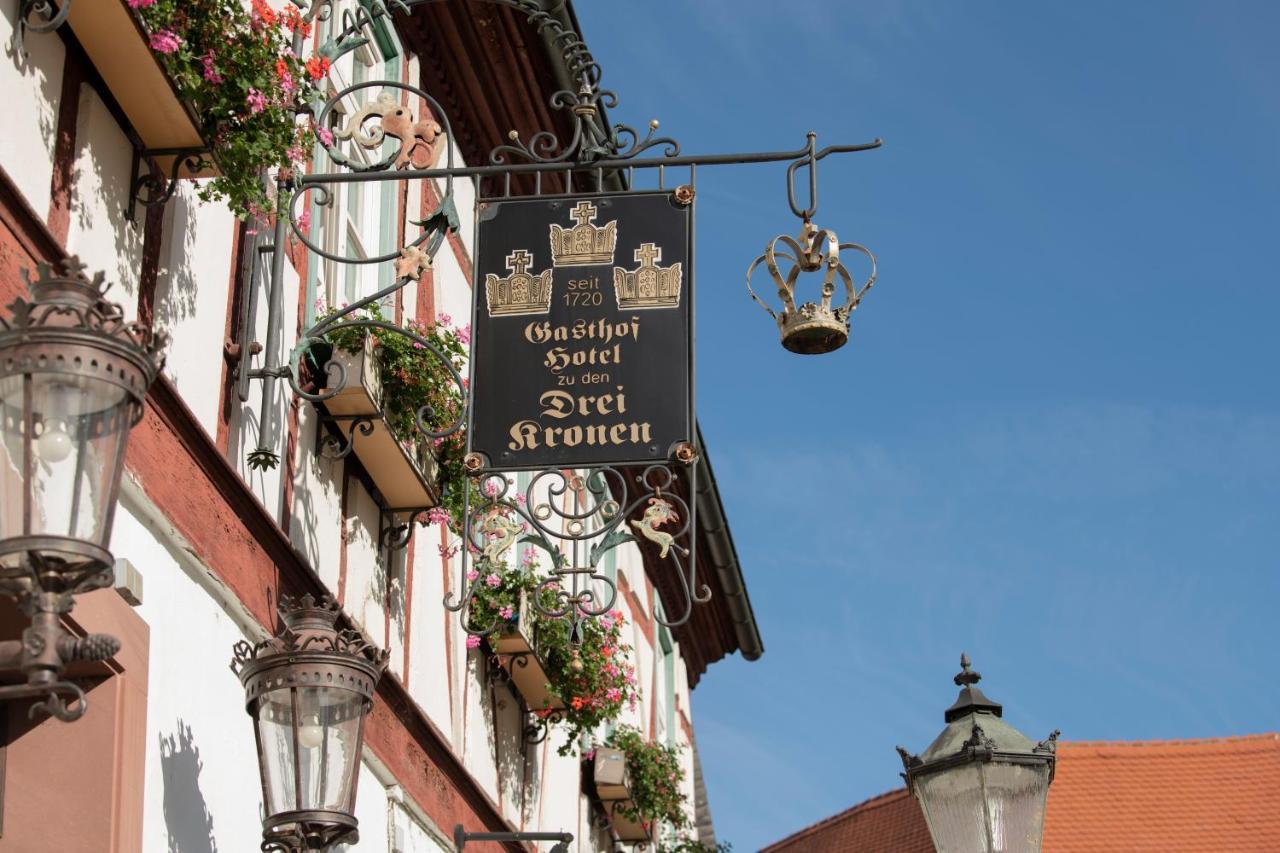 Hotel Zu Den Drei Kronen Seligenstadt Dış mekan fotoğraf