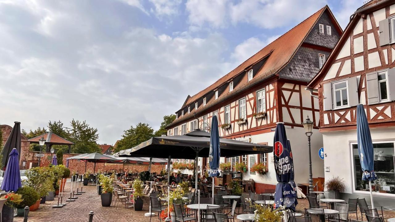 Hotel Zu Den Drei Kronen Seligenstadt Dış mekan fotoğraf